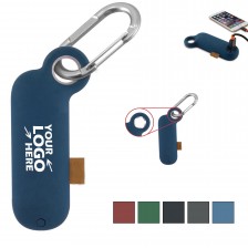 2500 mAh Pebble Portable Carabiner Power Bank"